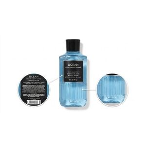 Bath & Body Works Ocean Men 3-in-1‎ Hair Face Body Wash 10 fl oz Blue Cypress